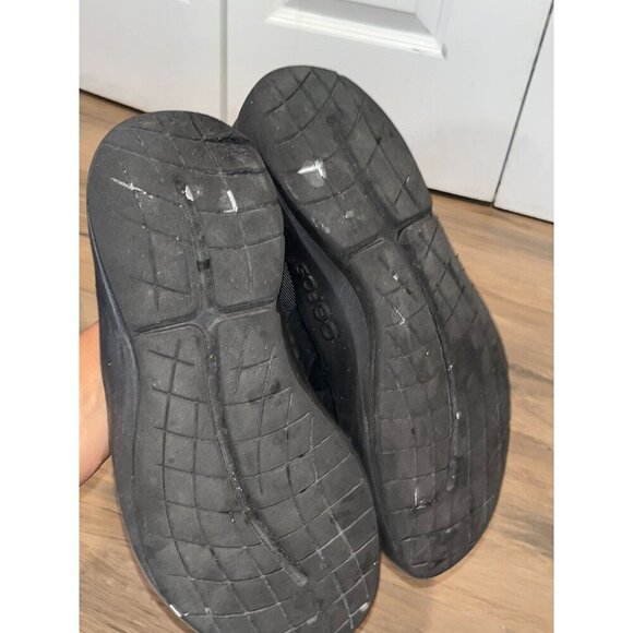 OOFOS Black & Gray Lightweight Recover Performance Fibre Low Shoes Men's Size 11 - Picture 7 of 9
